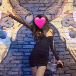 Oh Polly black going out dress